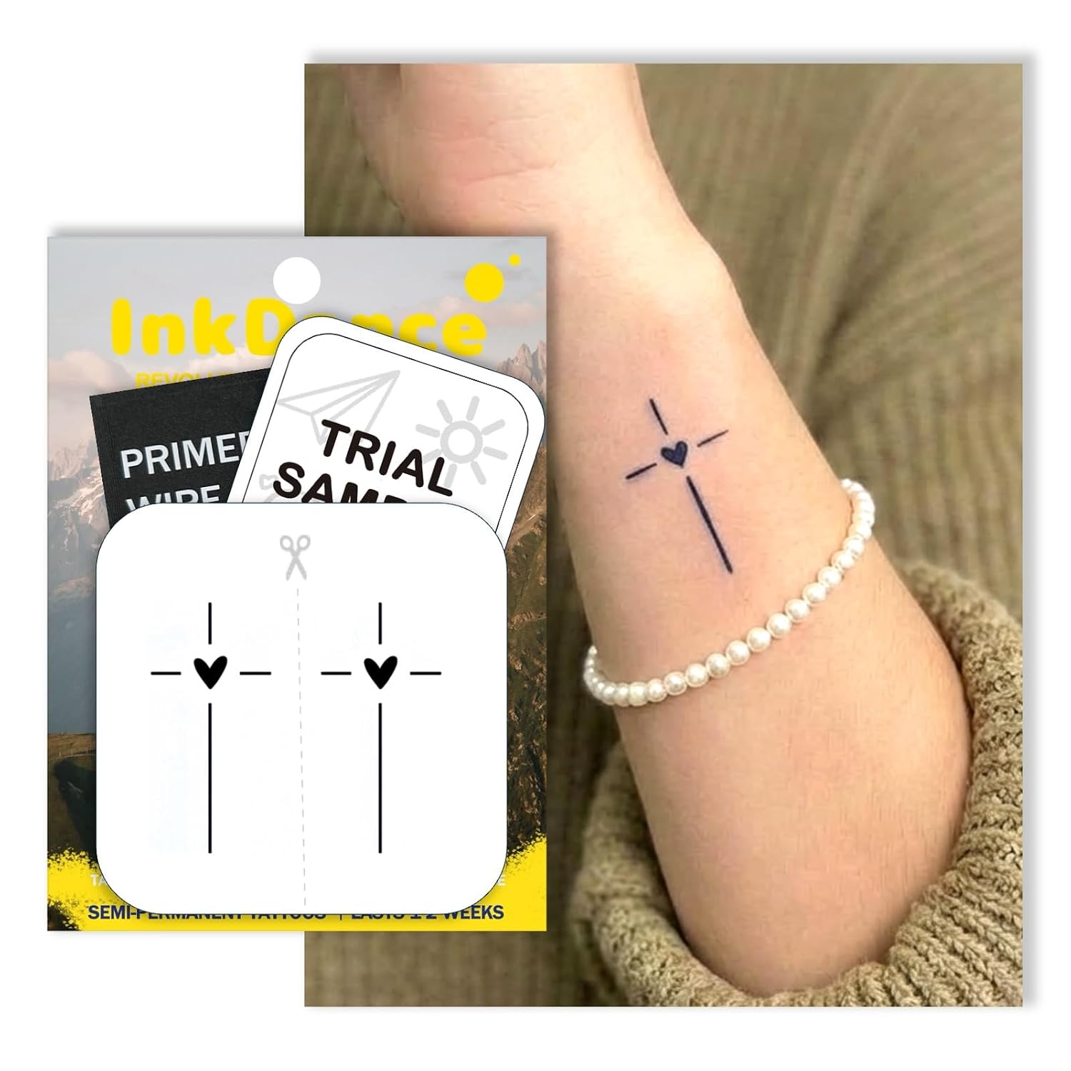 The Faithful Heart Semi-Permanent Tattoo | Long Lasting Design