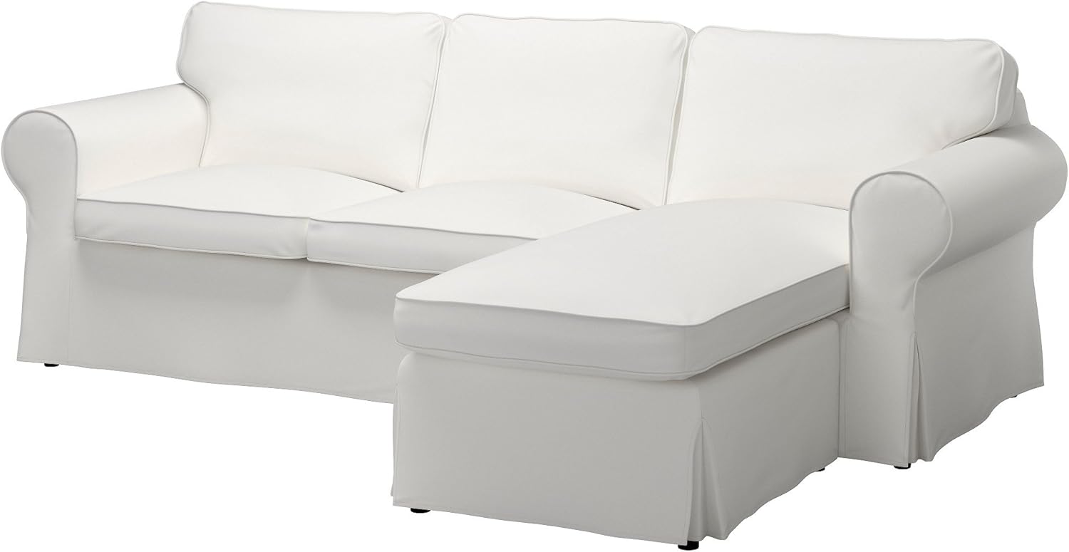 IKEA Original Ektorp Cover for Sofa with Chaise, 3Seat Sectional