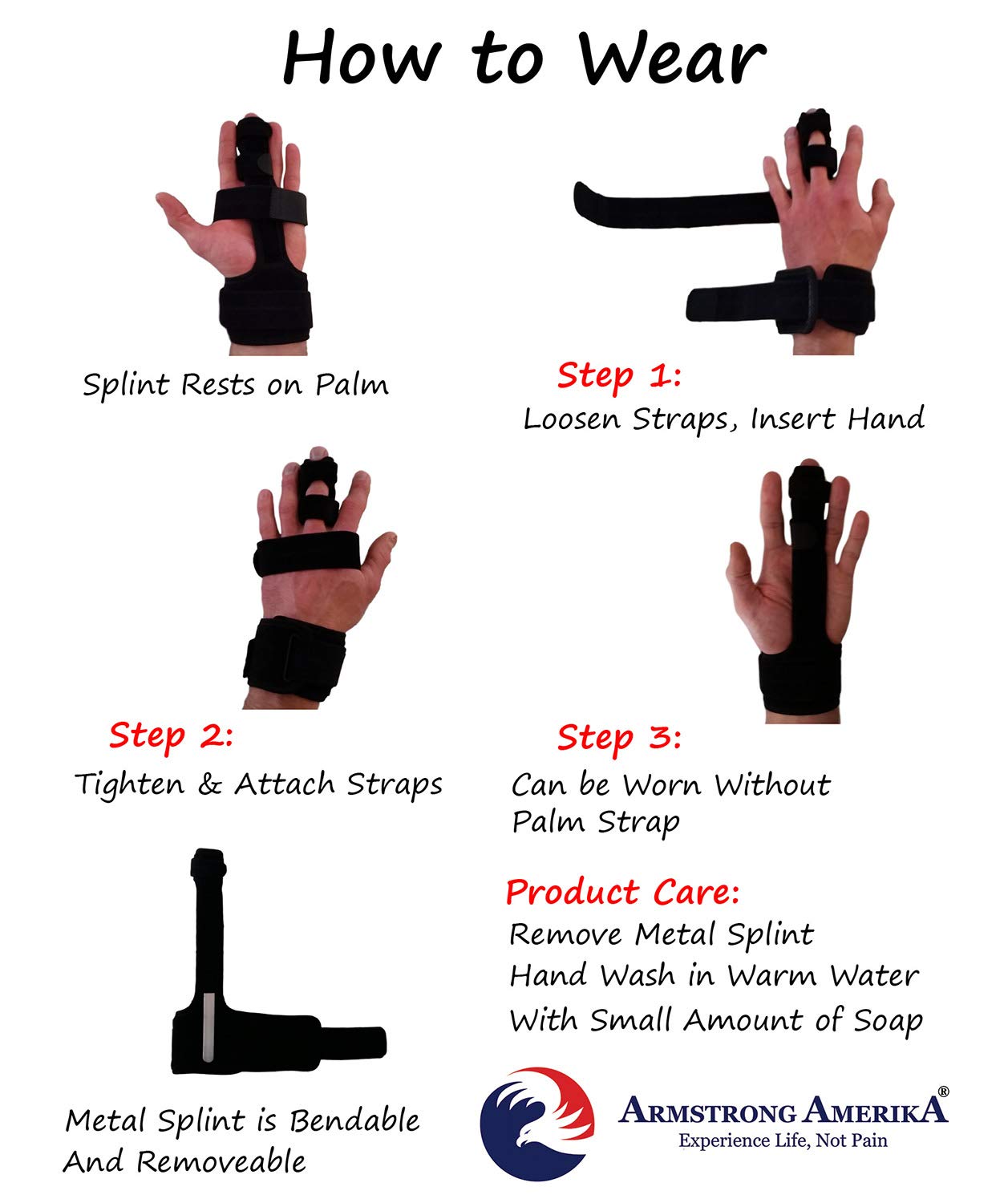 Trigger Finger Splint Finger Brace Comfortable Finger Splints for