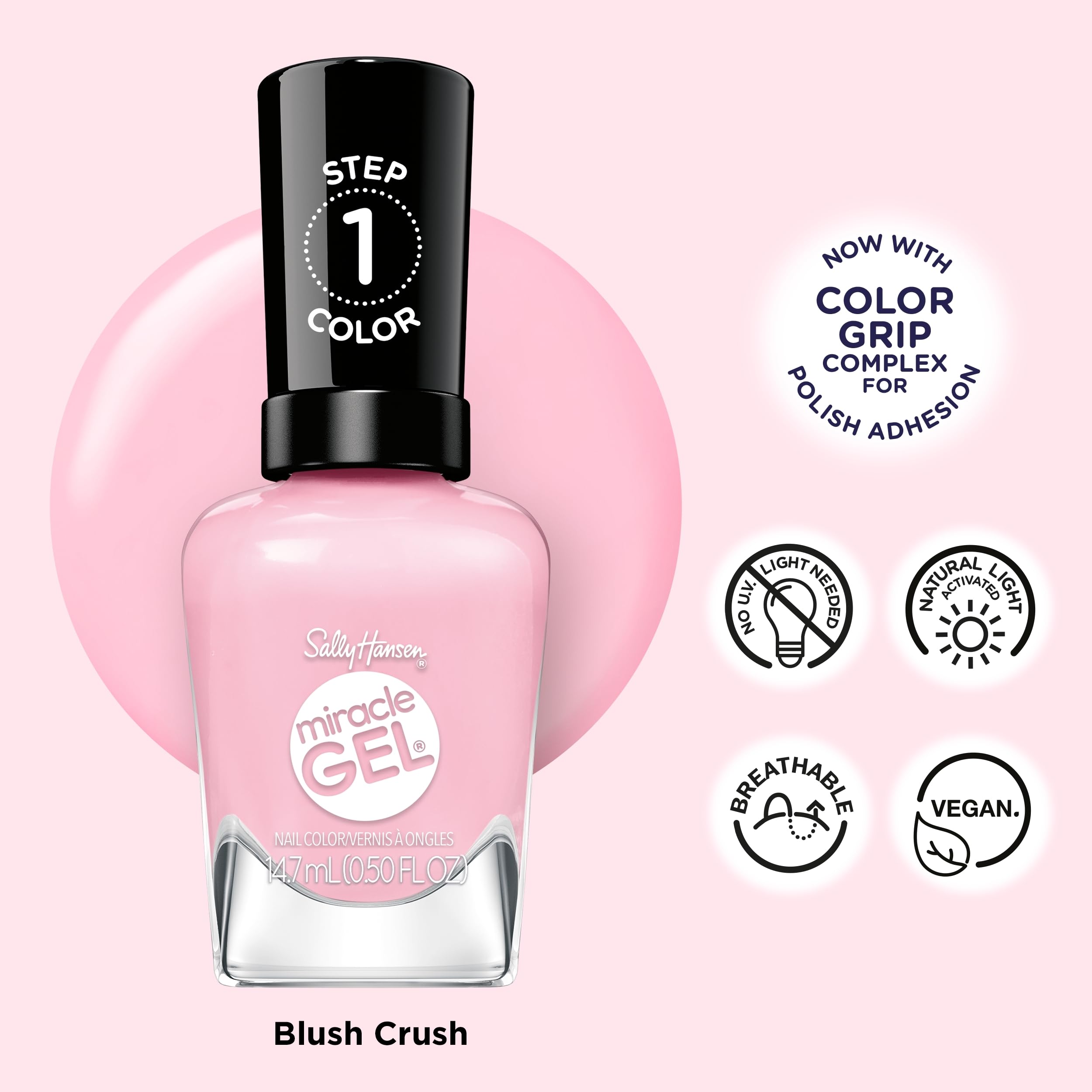 Amazon.com: Sally Hansen Miracle Gel Supercharged Pinks Nail