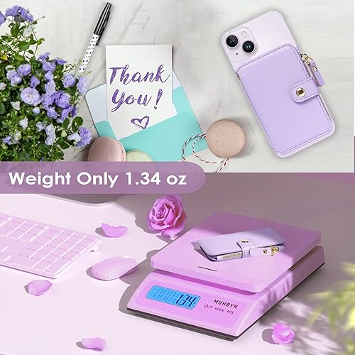 Miniatura 5 de M-Plateau Billetera para teléfono adhesiva, soporte para tarjetas de crédito para mujeres, adhesivo 3M, tarjetero compatible con iPhone 14 Pro y la