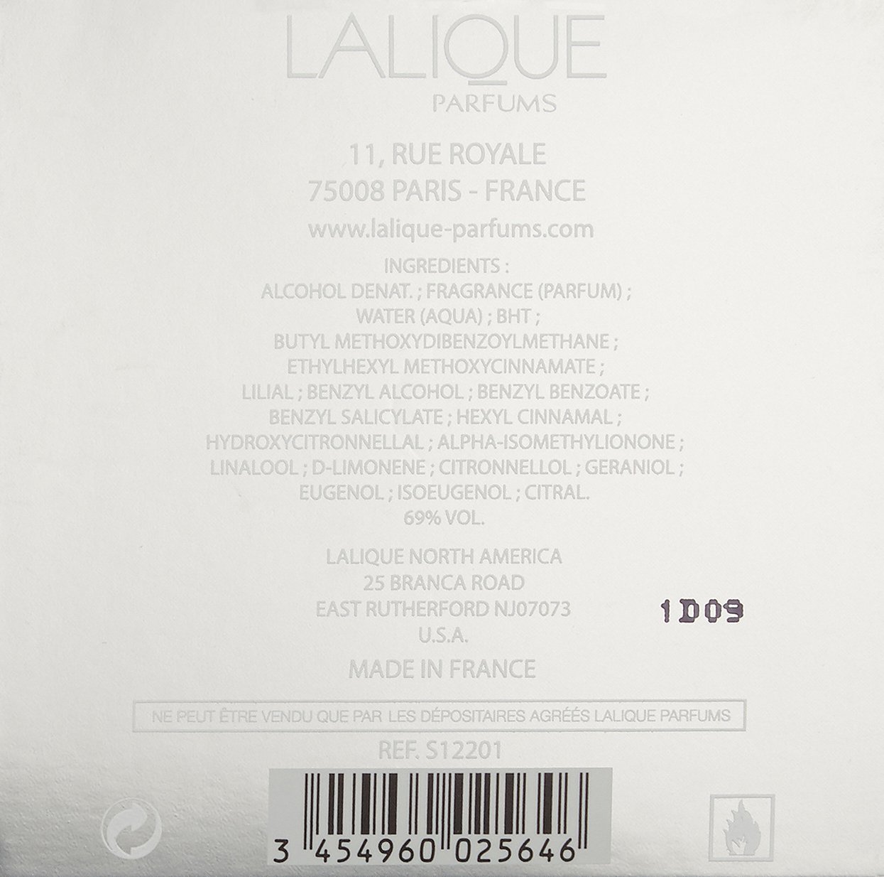 Lalique Fleur De Cristal Eau De Parfum Spray For Women