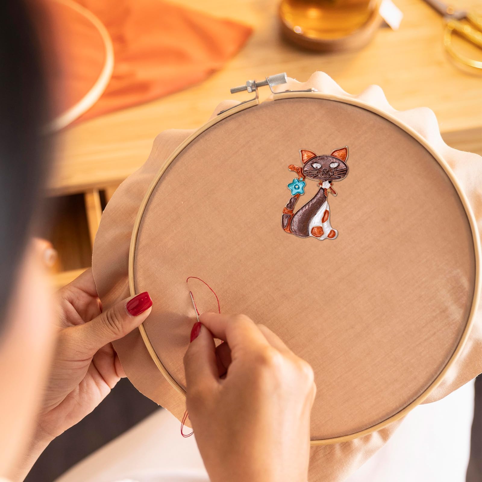 Needle Minder Magnetisch, Zwarte Kat Daisy Nanny Nanny