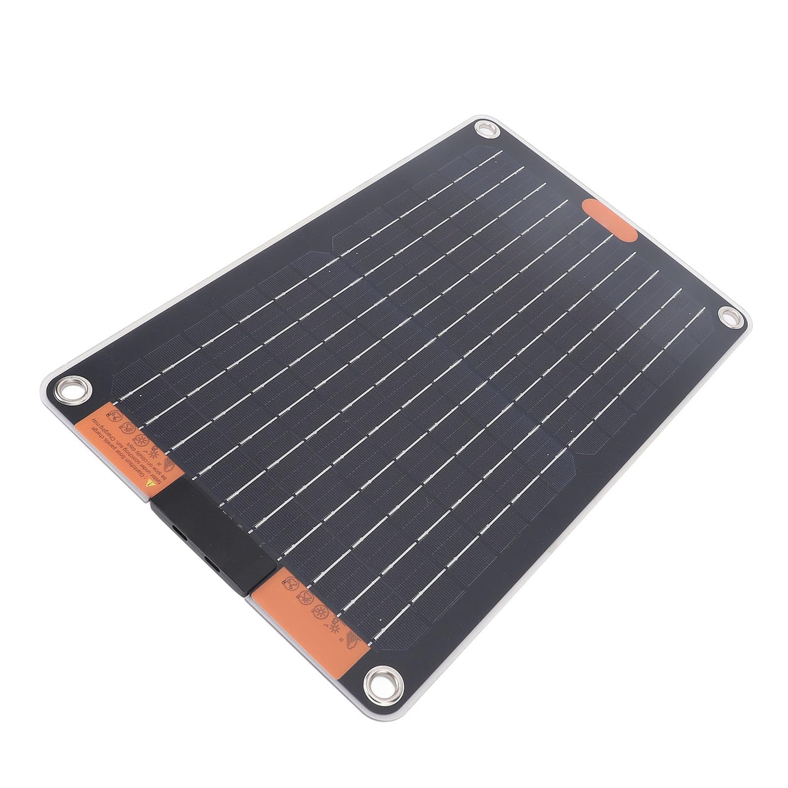 Sonew Pannello Solare Portatile 15W, Doppia Uscita 5V 2A con Silicio