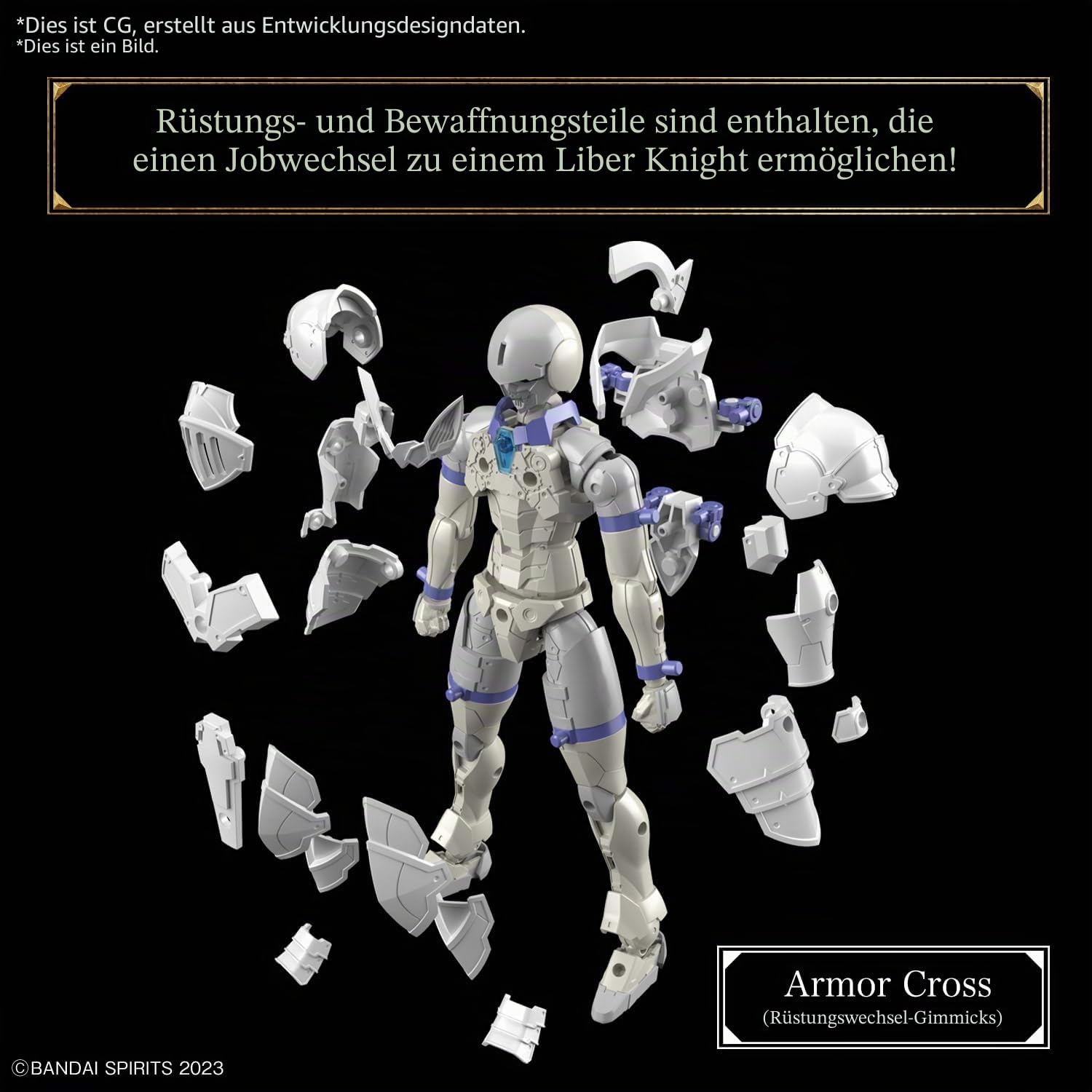 BANDAI SPIRITS Bandai Hobby - 30 Minuten Fantasy - #01 Liber Knight, 30 MF Modellbausatz