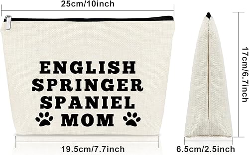 Miniatura 4 de Sazuwu Bolsa de maquillaje para amantes de los perros, Inglés Springer Spaniel Mamá