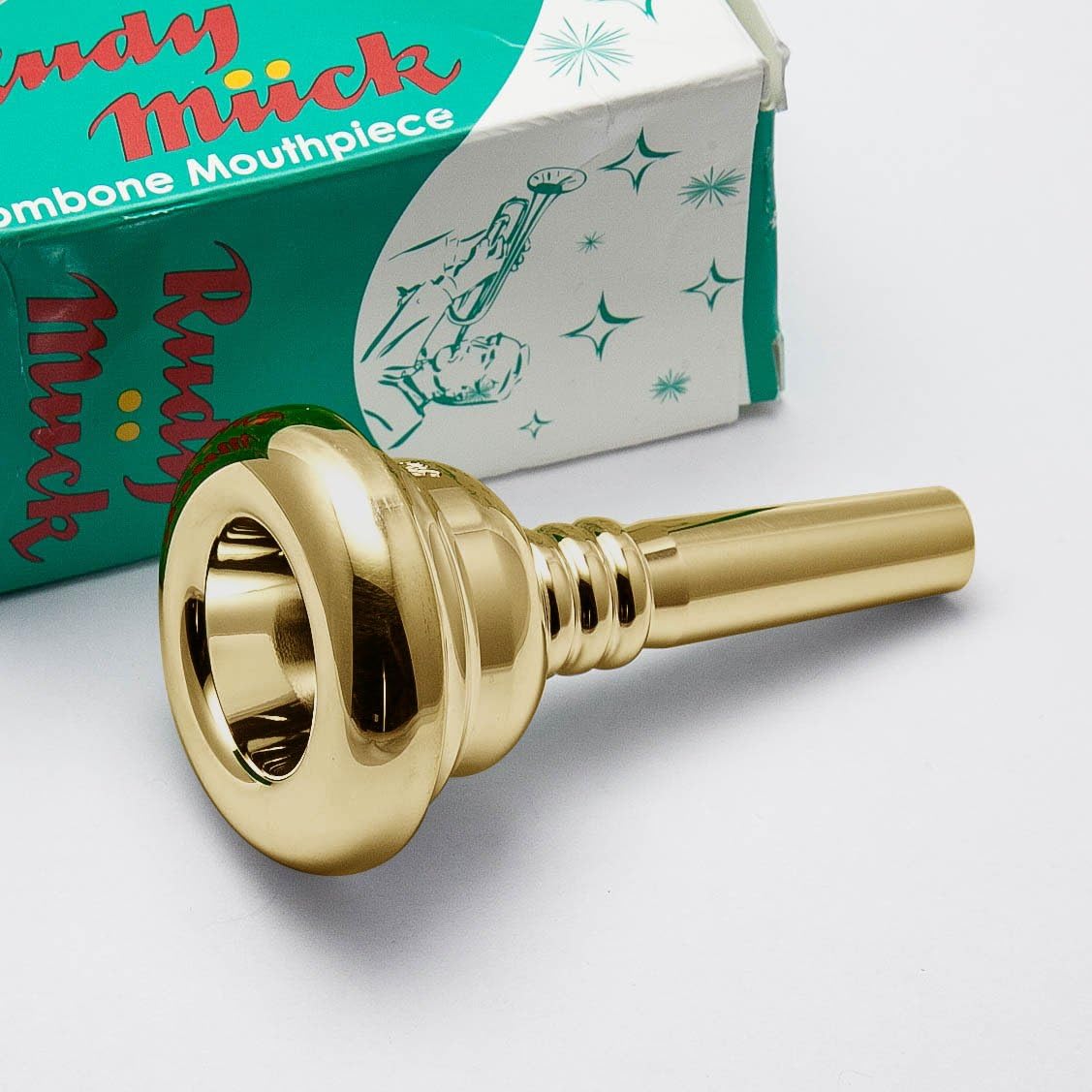 Rudy Muck 25 24K Gold Small Shank Trombone Mouthpiece