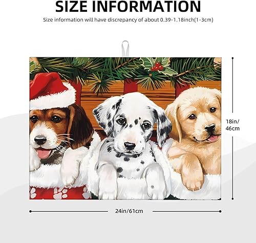 Miniatura 4 de Tapete de secado de platos personalizado, tapete escurridor de platos personalizado de 18 x 24 pulgadas, almohadilla de secado personalizada para