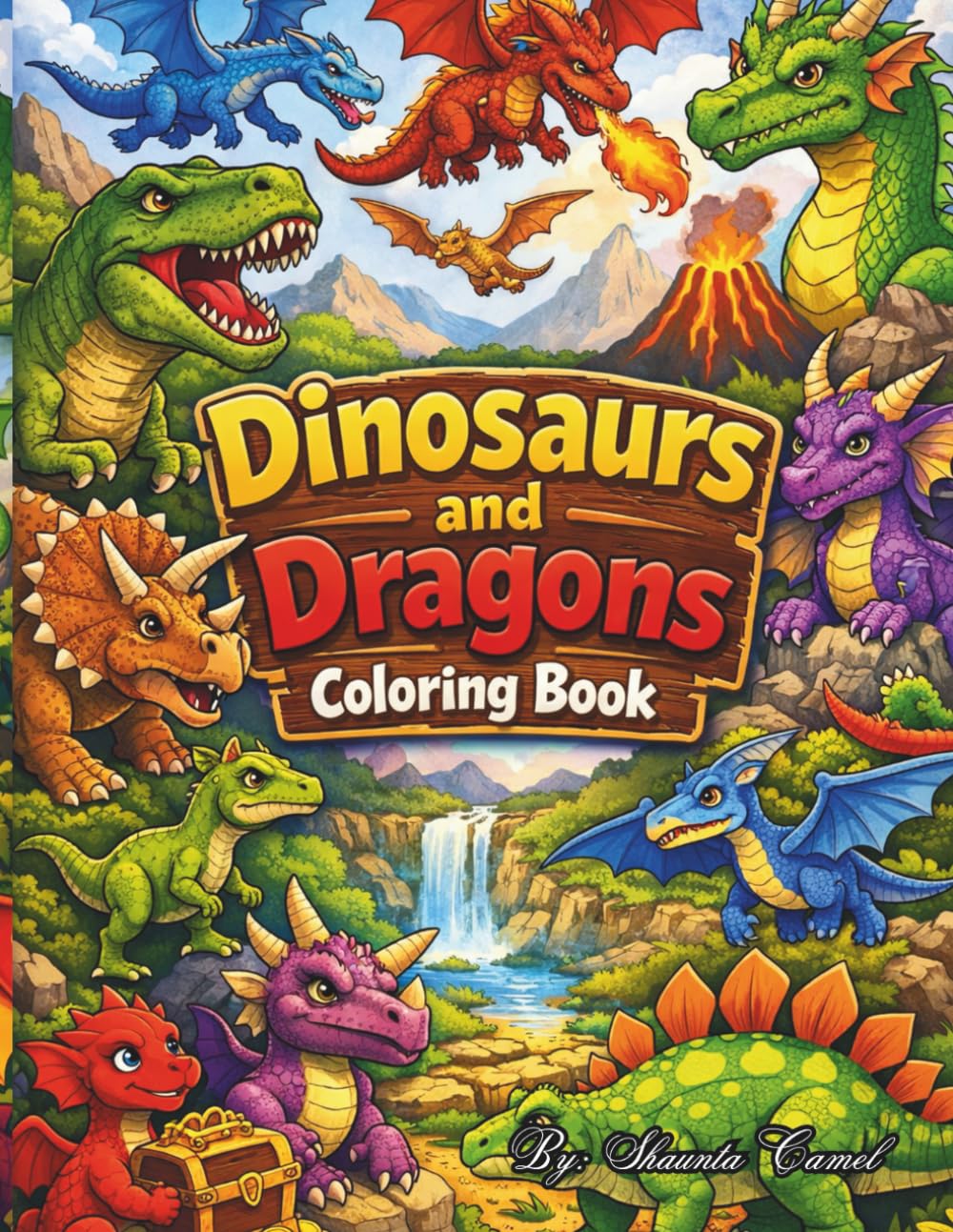Dinosaurs and Dragons Activity Book