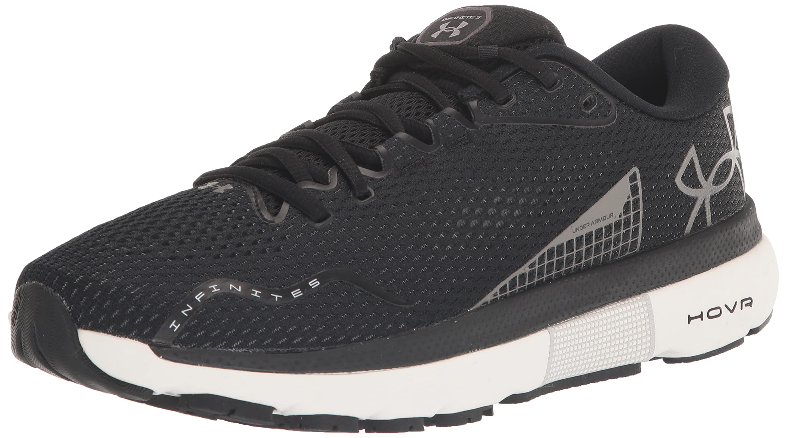 Under Armour UA HOVR Infinite 5, Performance Tecnica Uomo, Nero, 42 EU