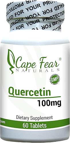 Cape Fear NaturalsQuercetin60tabletas, 100mg (suministro de 2mes)