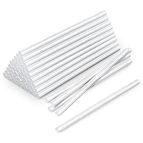 Confezione di stick di colla a caldo trasparente, 50 pezzi (Ø 7 mm)
