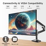 KTC Monitor de jogos QHD de 27 polegadas 144Hz 2K 1440P FreeSync &amp; G-Sync H27T27S | Eye Care, monitor de PC HDR10 para jogadores de escritório, portas HDMI e DP, montagem VESA, inclinação ajustáve — imagem 6