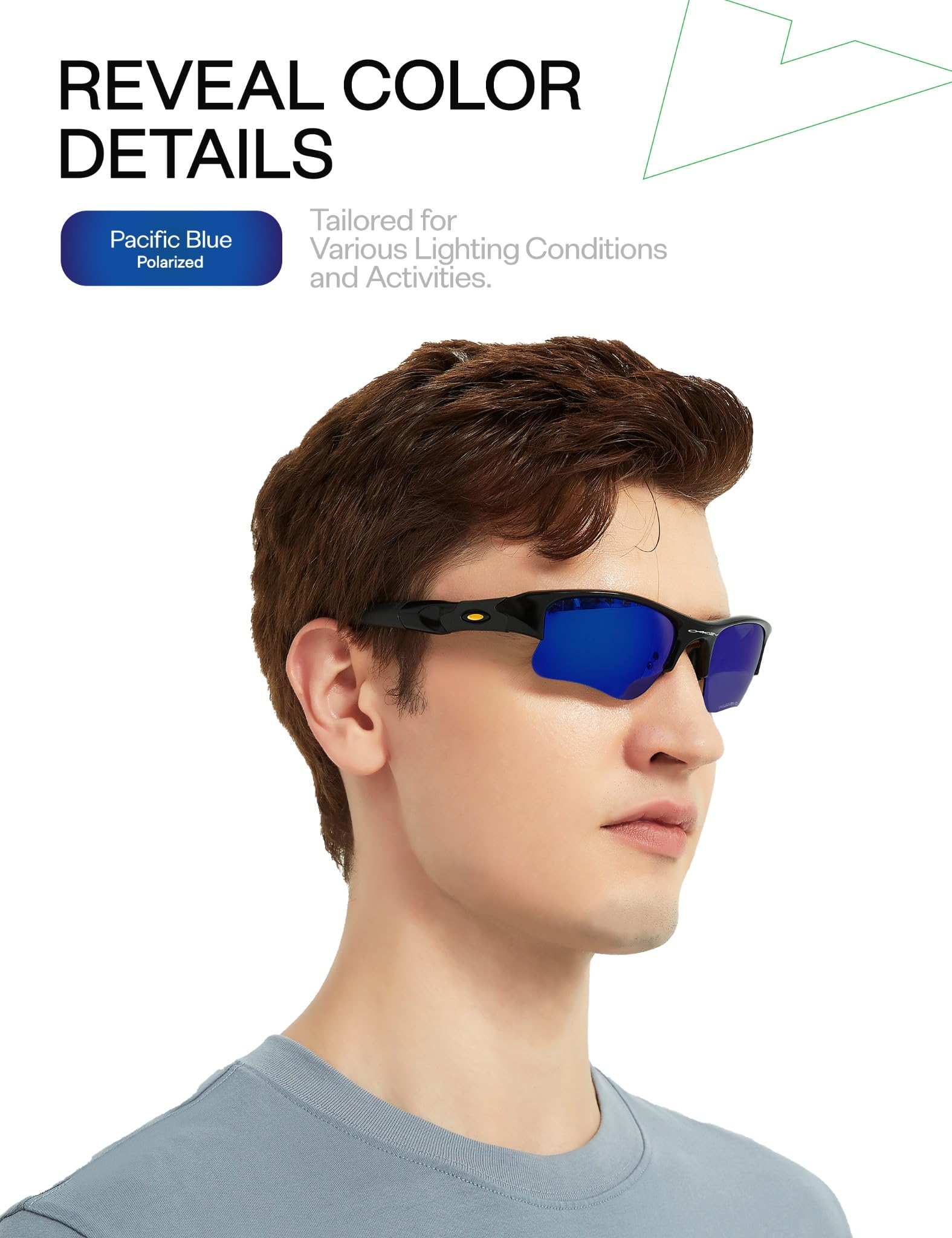 Mryok Verres de rechange pour Oakley Lateralis - Options