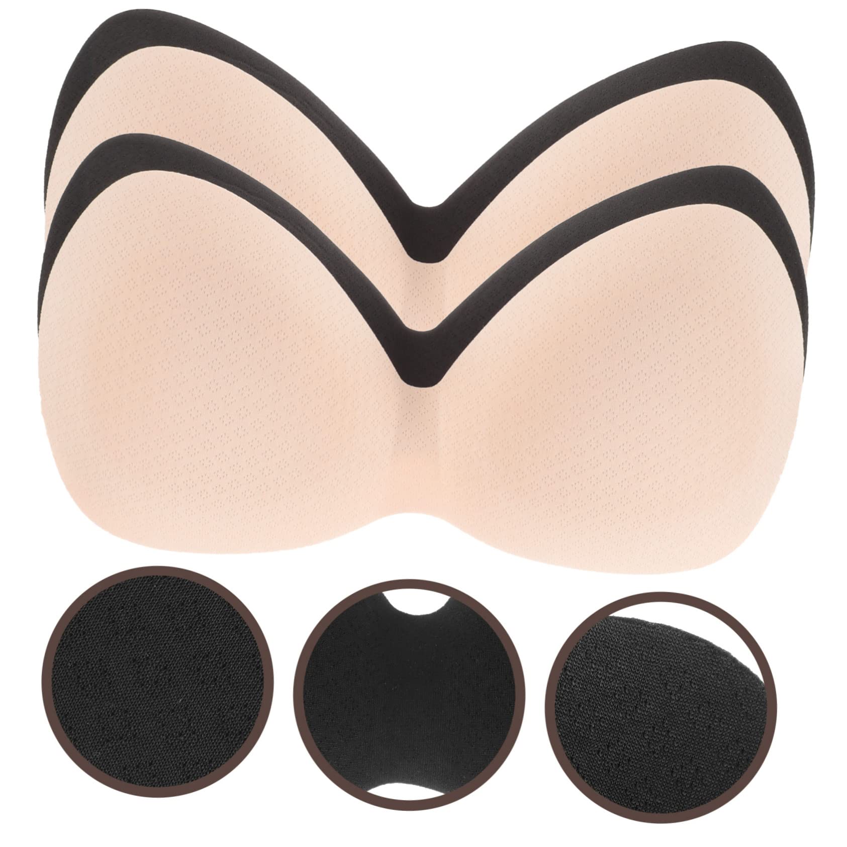 20piezas Almohadillas De Sostén Extraíbles De Gel Para Sujetadores Rellenos Transpirables y Suaves Perfectos Para Yoga Deportivos y Bikinis Piel