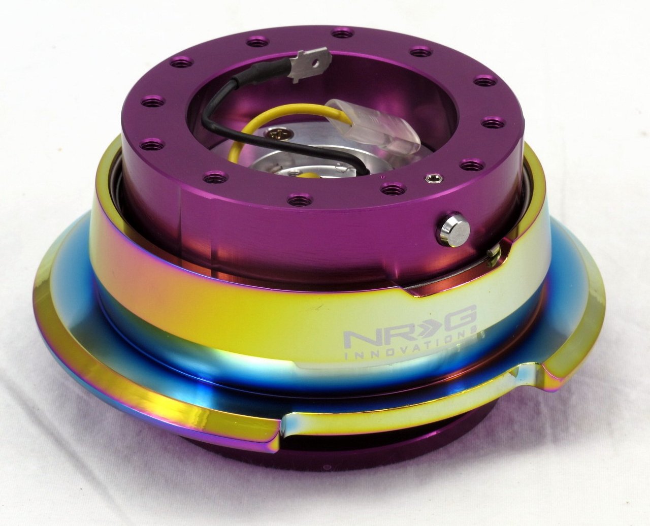 NRG Innovations SRK-280PP/MC Quick Release (Purple Body/Titanium Chrome Ring)