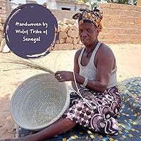 Vista 6 de Cesta pequeña de arcoíris, cesta con capucha de tapa, cesta tejida a mano, 12 pulgadas de ancho, 14 pulgadas de alto