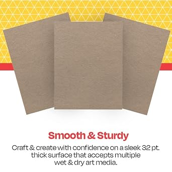 School Smart NBD40263810-5987 Roselle Multi-Purpose Smooth Surface Chipboard, 26 x 38 Size, 10 Ply Thickness, Gray