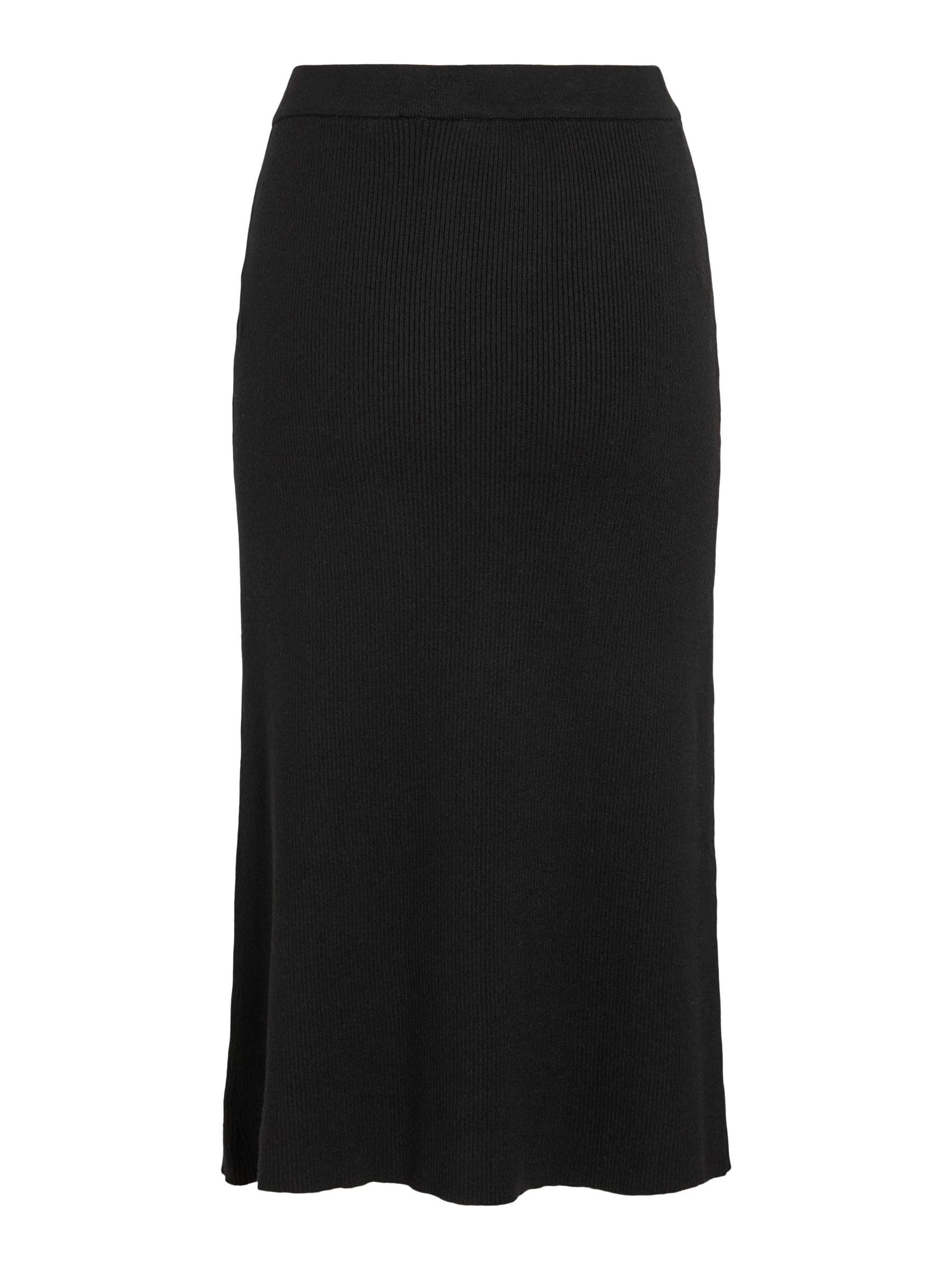 Vila Vicomfy A-Line Knit Skirt- Noos Gonna Midi Donna (Pacco da 1)