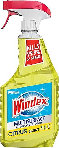 Windex - Atomizador limpiador y desinfectante multisuperficie aroma cĂtrico fresco 23onzas lĂquidas paquete de 1 unidad Windex - Atomizador limpiador y desinfectante multisuperficie aroma cĂtrico fresco 23onzas lĂquidas paquete de 1 unidad