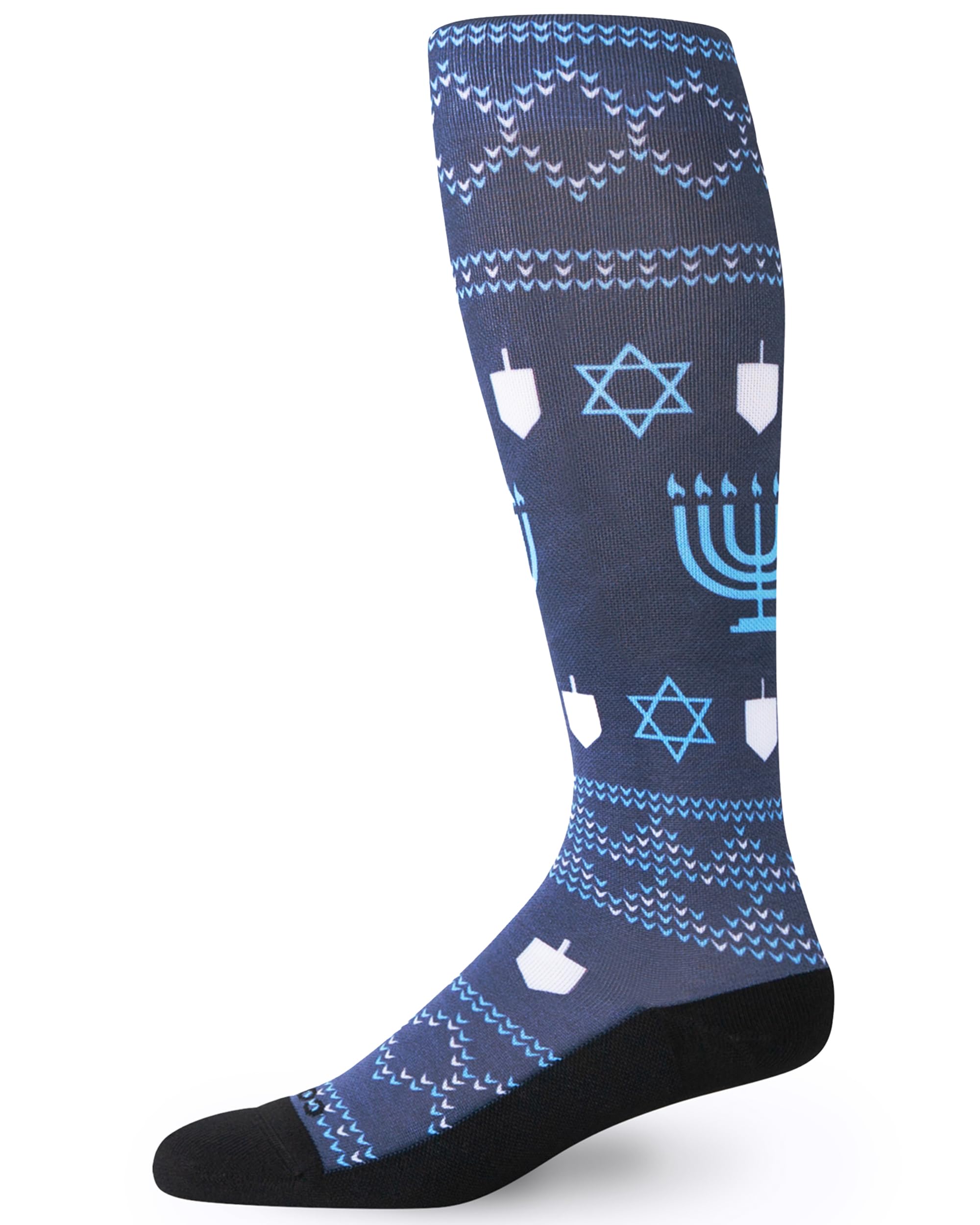 Comrad Nylon Knee High Socks - 15-20mmHg Graduated Compression Socks - Soft & Breathable Support Unisex Socks