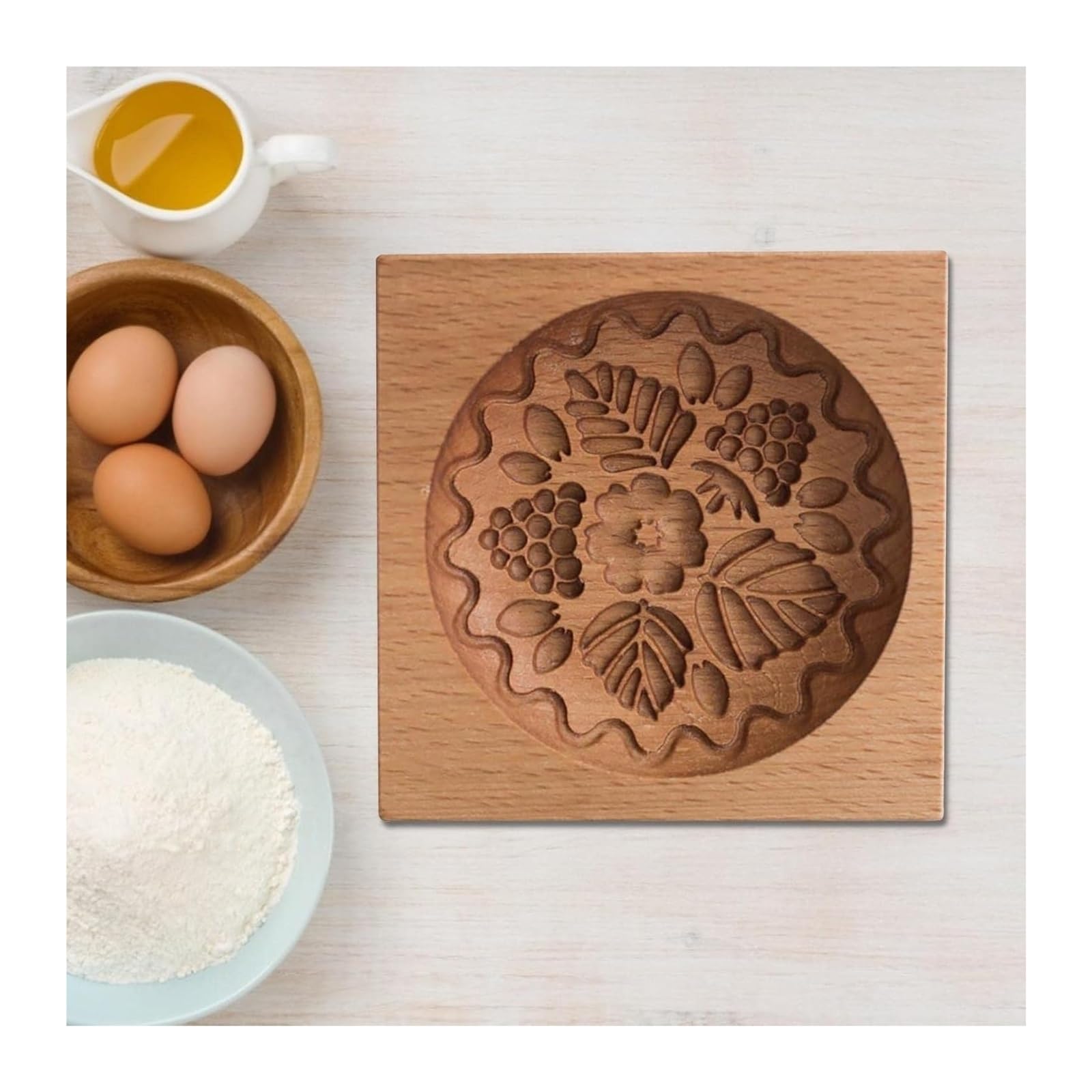 Molde para galletas, Moldes, molde tallado, sello en forma de corazón, estampado relieve, cortadores galletas