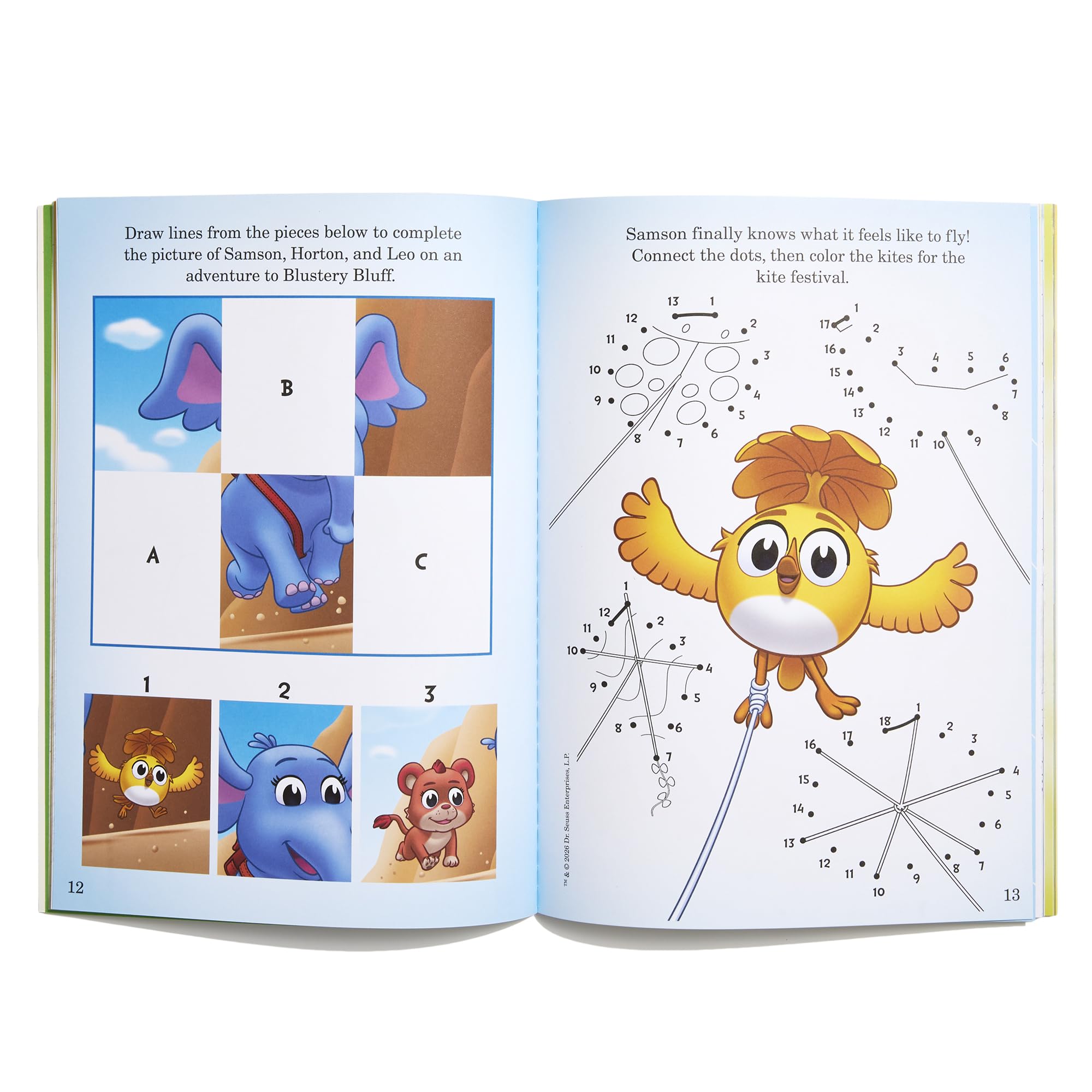 Dr. Seuss's Horton! Deluxe Sticker Book: A Sticker and Activity Book for Kids