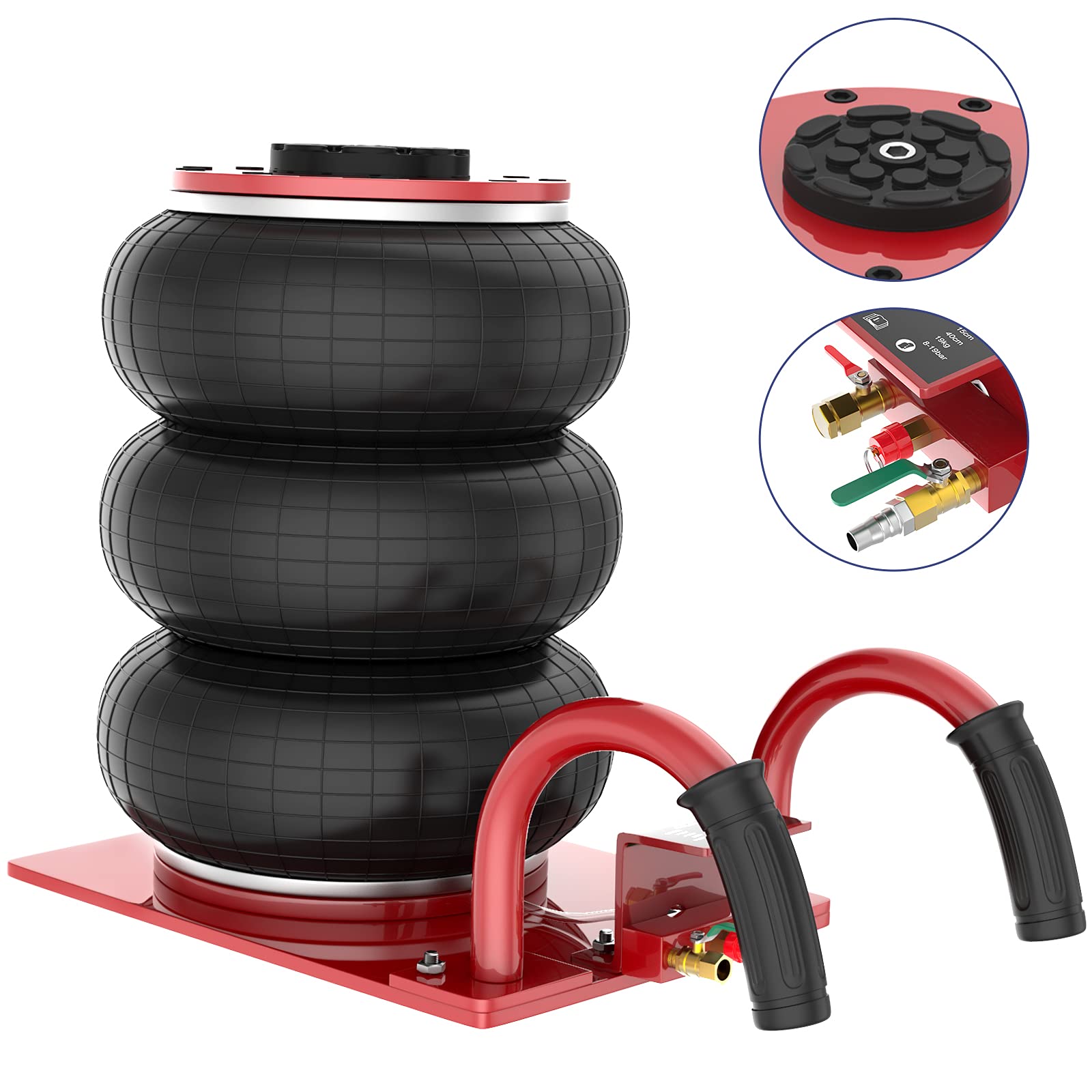 Buy IMAYCC HeavyDuty Air Bag Jack 3 Ton Triple Bag Air Jack 6600lbs