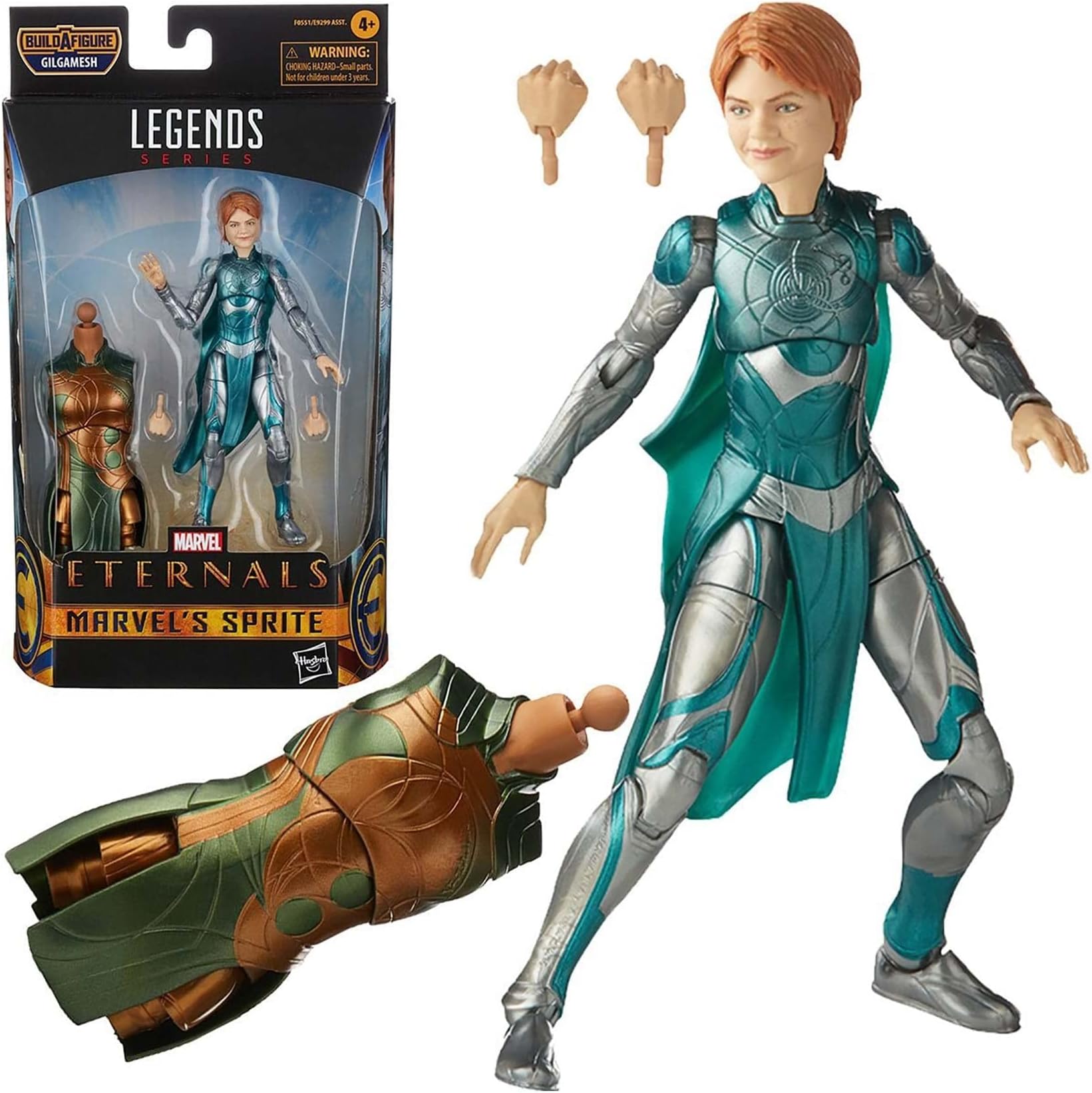Hasbro Marvel Legends Series The Eternals Marvel’s Sprite 6-Inch Action Figure Toy, Movie-Inspired Design, Includes 2 Accessories, Ages 4 and Up