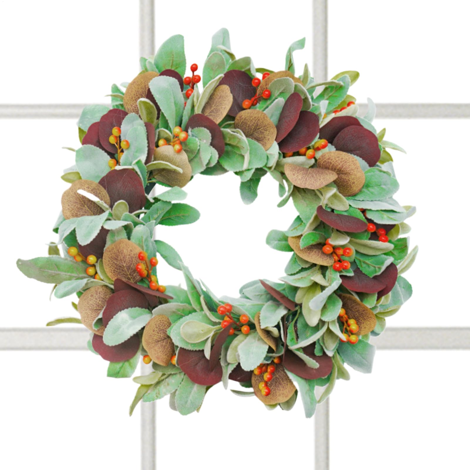Couronne de porte d'entrée automne pour créer un accueil chaleureux