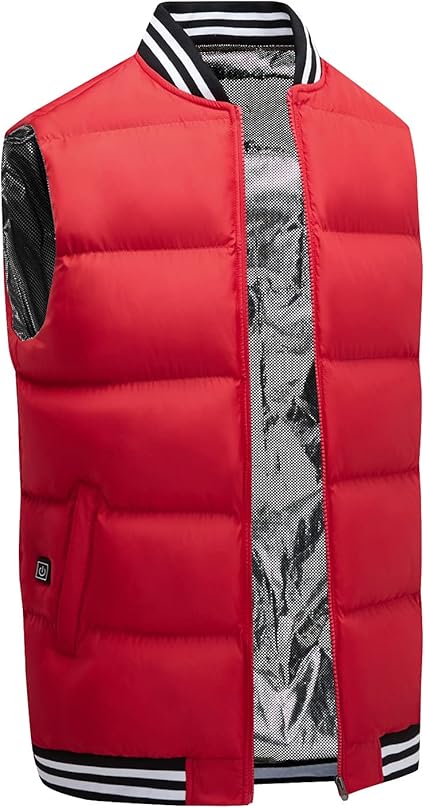 Gilet Chauffant électrique Sans Manches Pour Homme Et Femme | Veste Thermique Pour Travaux Extérieurs, Chasse, Randonnée Hiver