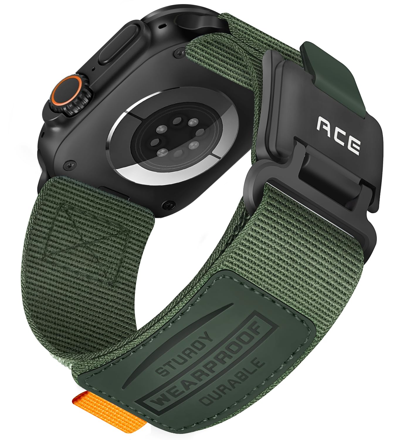 BandMdtnc Nylonarmband kompatibel mit Apple Watch Ultra 3/2 49mm Magnetverschluss Nylonarmband für Herren, geeignet für iWatch Series 11/10 46mm, 9/8/7/SE 45mm, 6/5/4 44mm, 3/2/1 42mm
