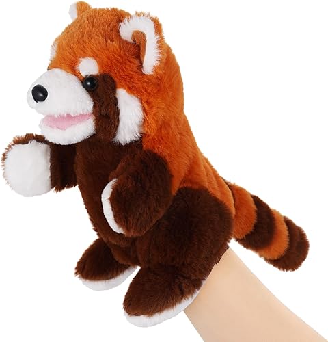 Miniatura 26 de Títeres de mano de animales de 11 pulgadas, tortuga marina de peluche, dinosaurios, juguetes de marionetas de mano, juguetes de juego de rol