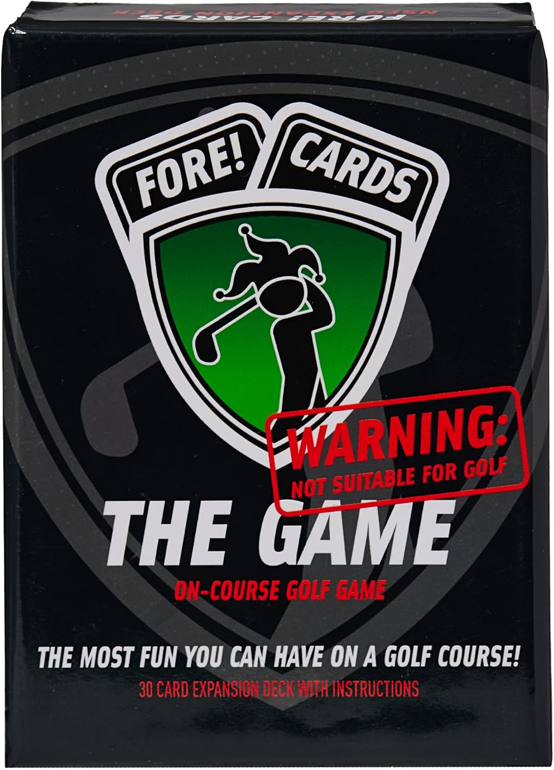 On-Course Golf Game – 30 New Playing Cards to Add Fun to Your Next Golf Round – Great Gift for Golfers – Not Suitable for Golf Expansion Pack – Fun On-Course Game for Friends, Groups