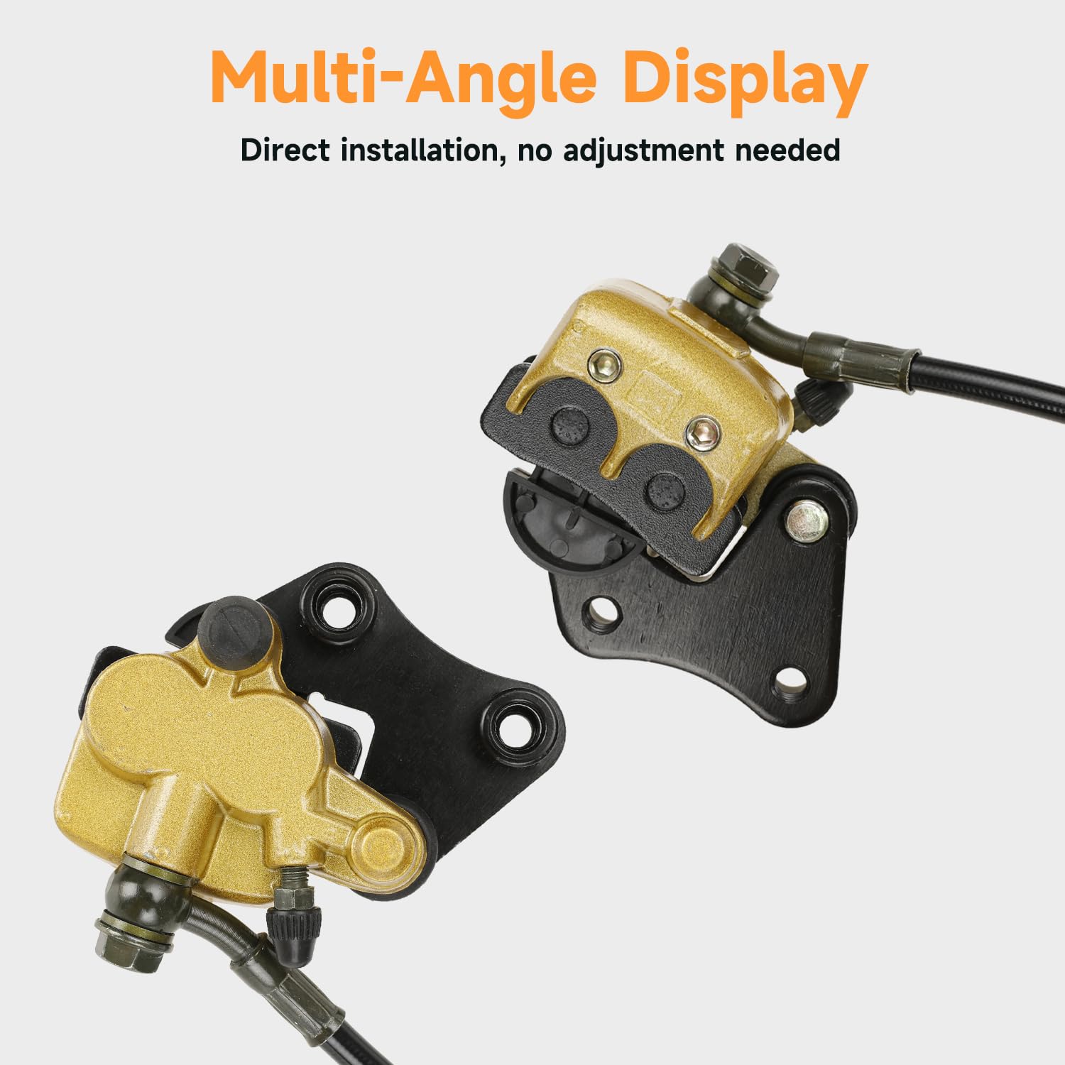 FVRITO Front Disc Hydraulic Brake Master Cylinder Caliper Assembly