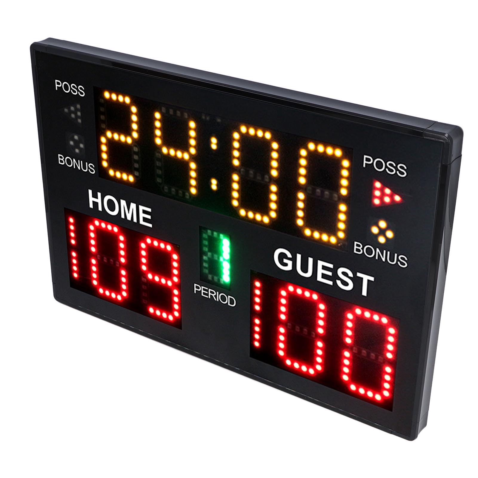 Tabellone Segnapunti Elettronico a LED a 11 Cifre con modalità Multiple per Allenamento, Basket, Wrestling, Pallavolo, Uso Interno