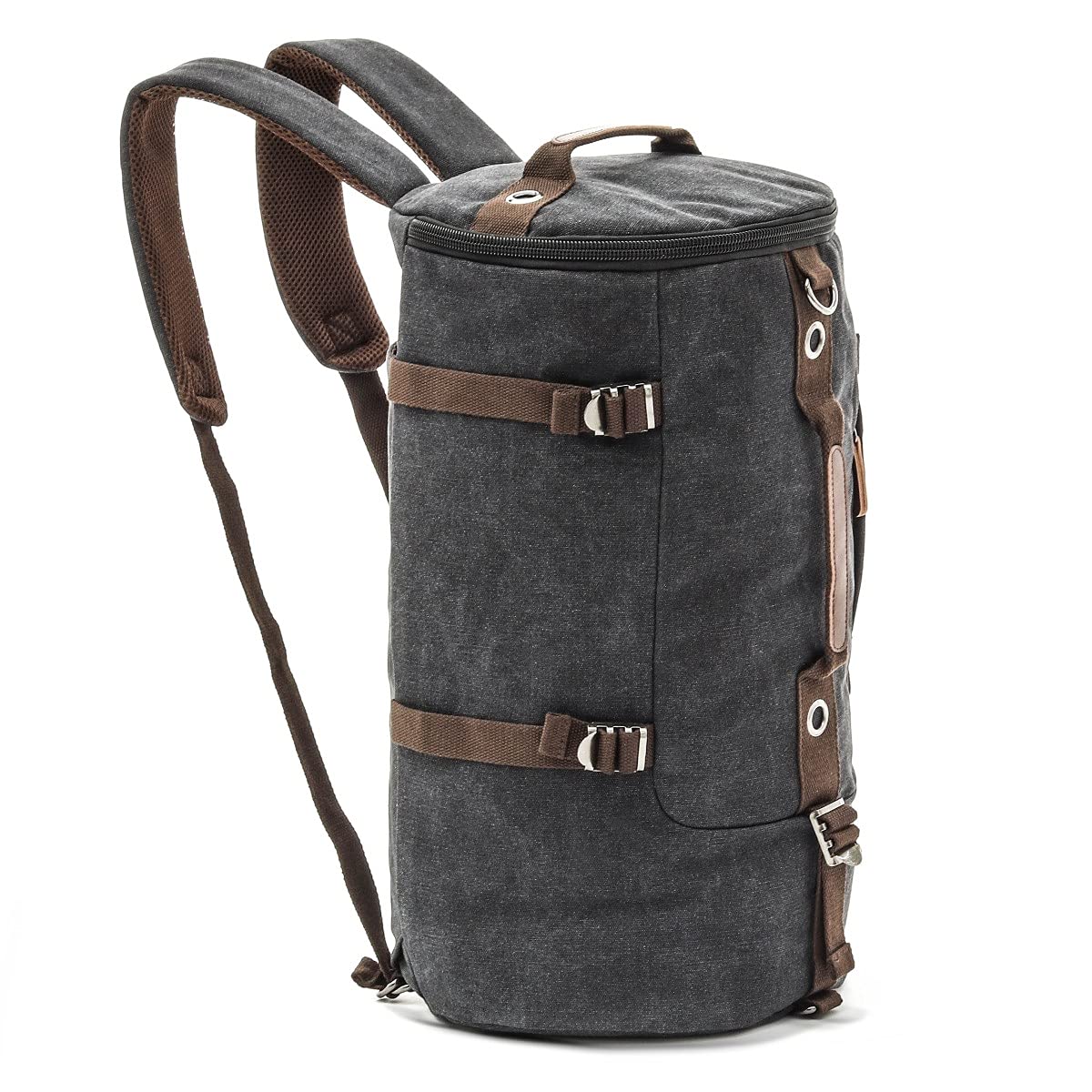 Mochila Moto/Bolsa Trasera Canvas Craftride Vintage VG8 35L Negro