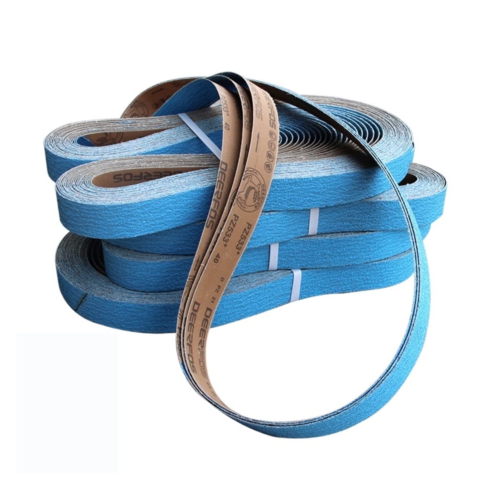 Shallezsou One Color Sander Belt 2Pcs 50X2100mm Fused Zirconia Alumina Sanding Belt. Pz533 2" Abrasive Polishing Stainless Steel, Carbon P40-120(P40 And P60)