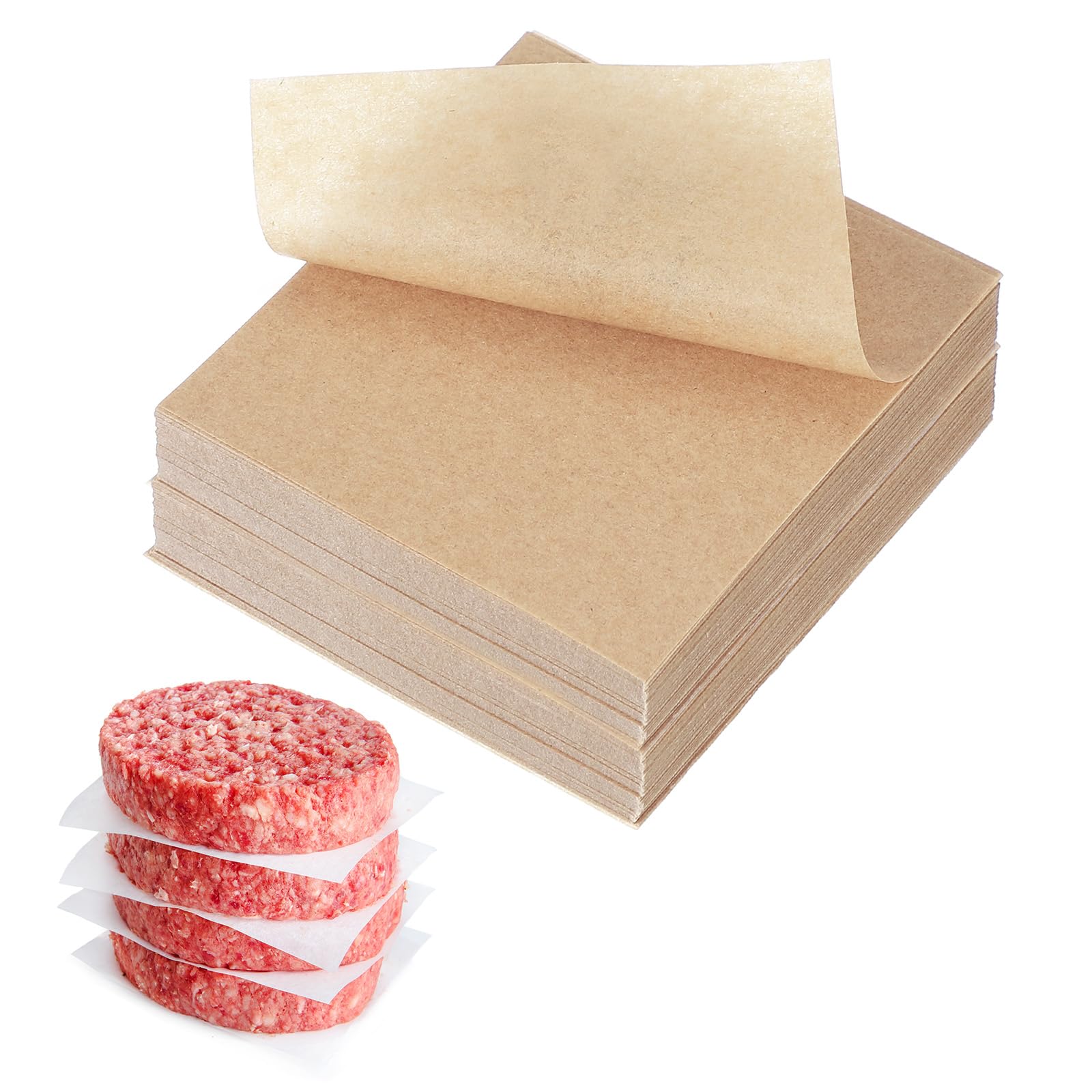 Papier sulfurisé couleur bois naturel uxcell, disques de cuisson écoresponsables