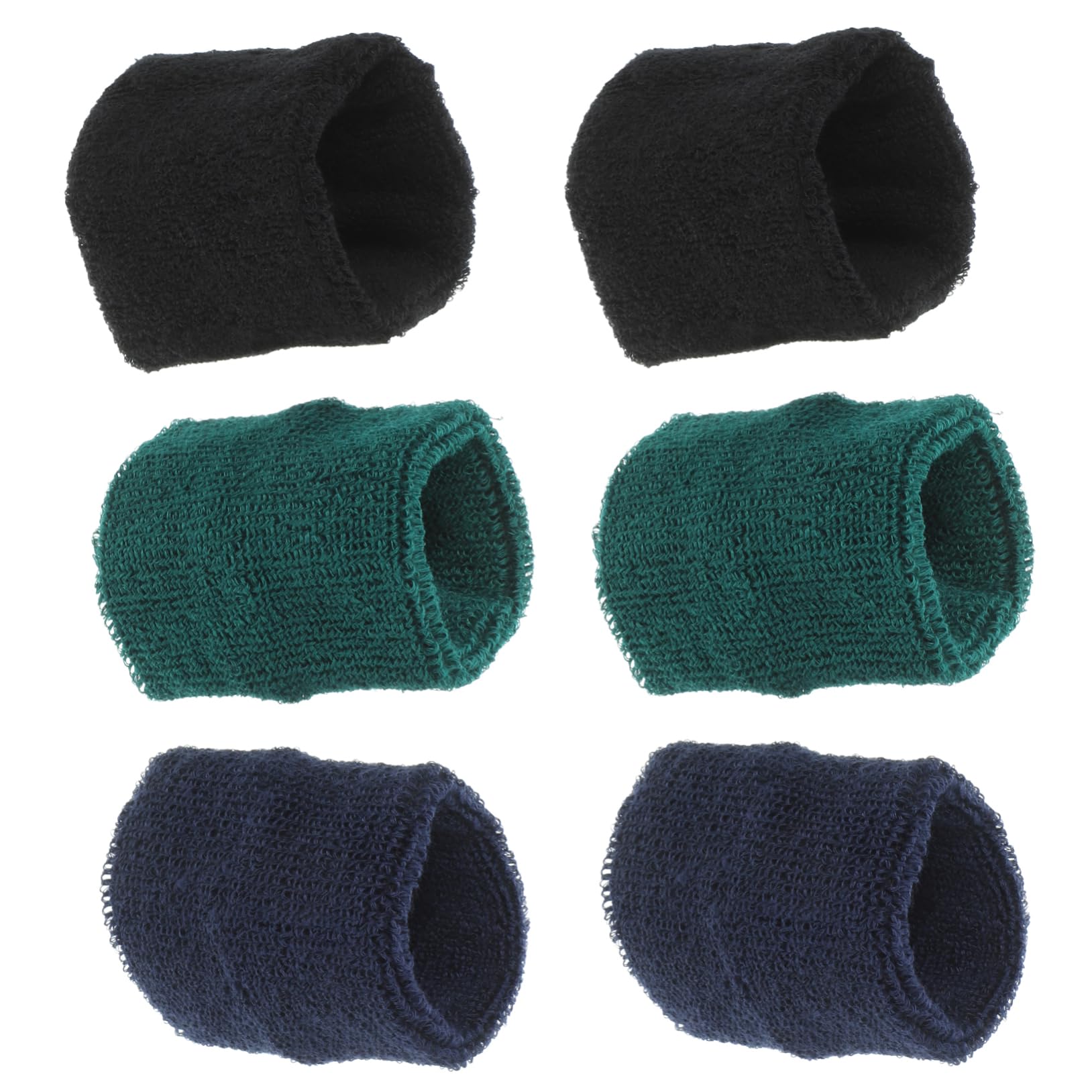 WOFASHPURET 3Pairs Breathable Compression Wristbands for Sports Elastic Wrist Brace for Basketball Tennis Gym and Outdoor Activities Durable Material Sweat Absorbent