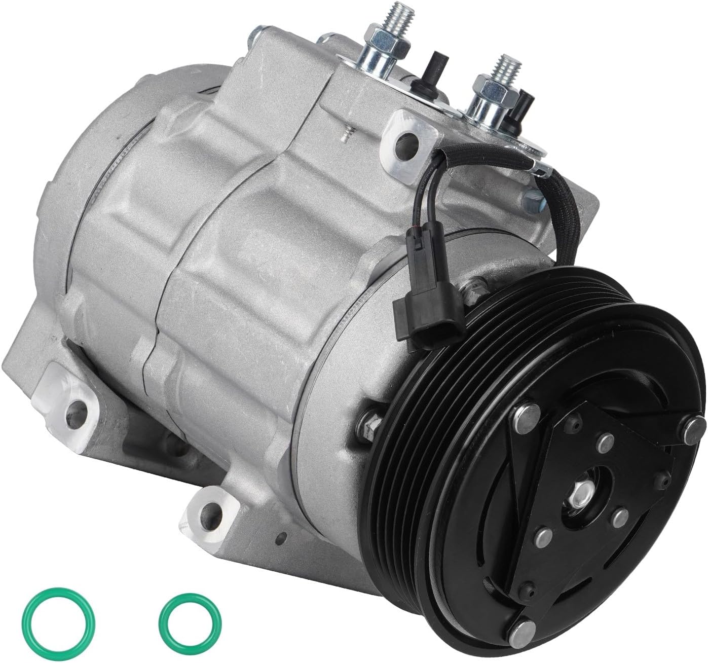 Air Conditioner AC Compressor with Clutch for Ford Expedition/Lincoln Navigator 5.4l 2007-2014, for Ford F-150 F-250 F-350 Super Duty Lobo 4.2l 4.6l 5.4l 6.2l, for Lincoln Mark LT 5.4L 07 08