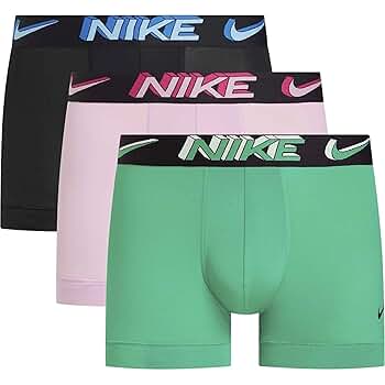 Nike Men`s Essential Micro Boxer Briefs 3 Pack - Stadium