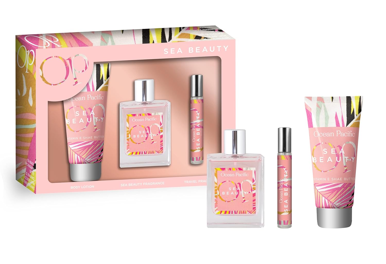 Ocean Pacific Sea Beauty Gift Set, 3.4. oz.