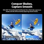 DJI Osmo 360 Vlog Combo, 360 Caméra idéale pour les Vloggers avec Mic Mini Émetteur, durée de vie prolongée de la batterie avec 3 Batteries, Caméra Action avec 1-Inch 360° Imagerie, autochtone 8K 360° Vidéo, 170° FOV
