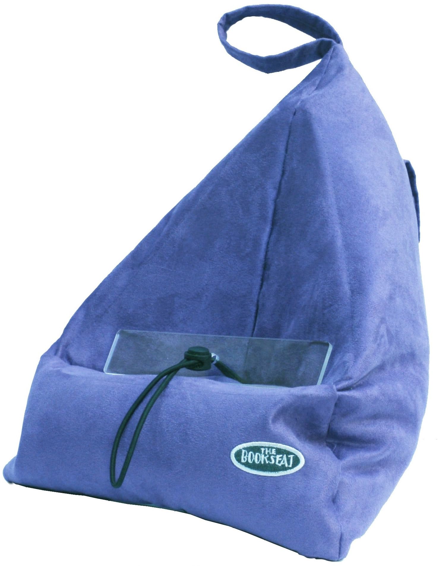 The Book Seat Blue Book Seat Bookend/Tablet Pc Holder/Travel Cushion With Pouch