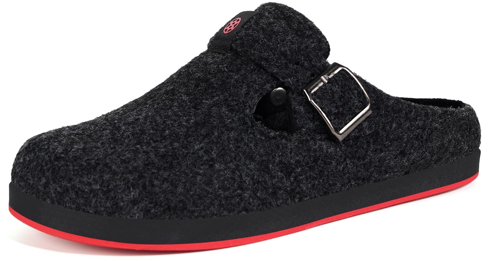 Sisttke Pantofole Donna Uomo Ciabatte in Feltro Unisex Slippers Invernali Chiuse con Plantare Intercambiabile