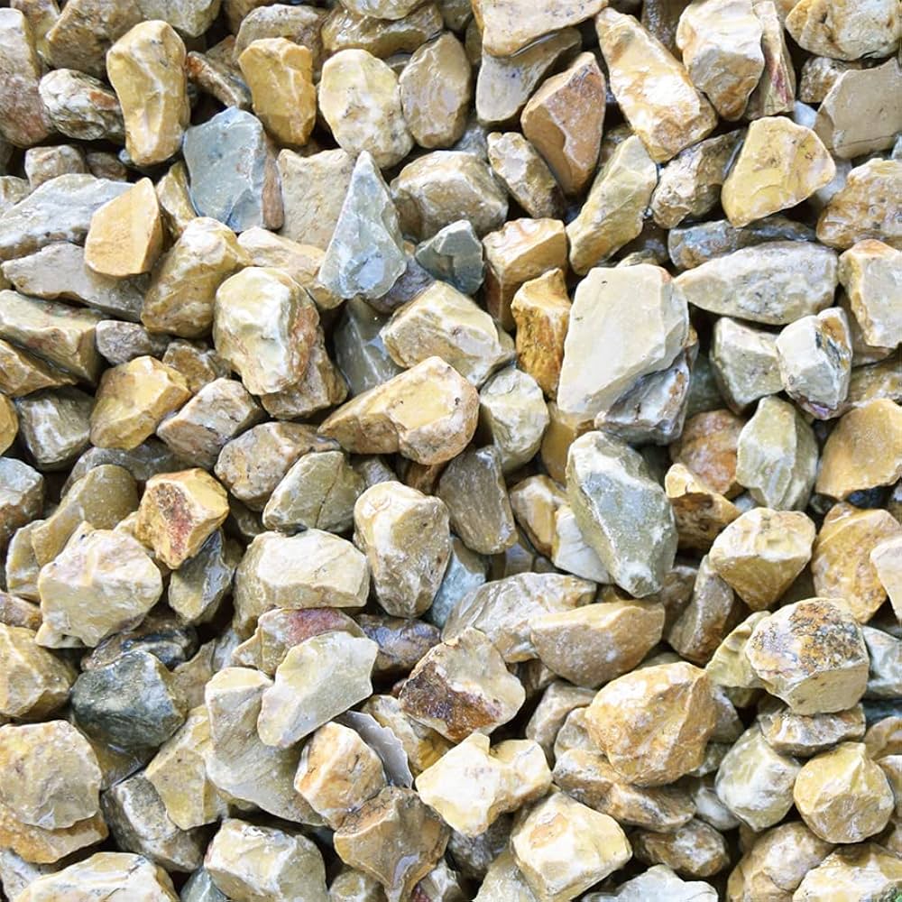 砂利 化粧砂利 イエロー 黄色 小粒 500kg 3分(8mm~18mm) Amazon.co.jp: 砂利 化粧砂利 イエロー 大理石 黄色 小粒