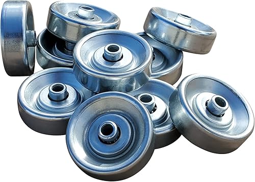 Miniatura 3 de Ruedas transportadoras para patines - Rodillos de monopatín para riel de flujo - Paquete de 50 - Rodamientos de rodillos
