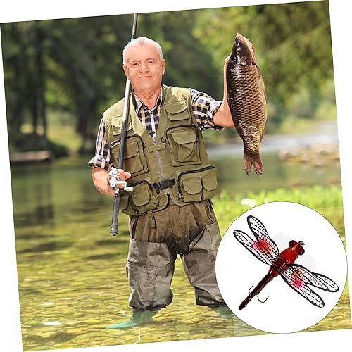 Miniatura 8 de VANZACK 2pcs señuelo libélula cebos de pesca aparatos de pesca equipo de pesca regalos de pesca para hombres señuelos de pesca realistas señuelos de