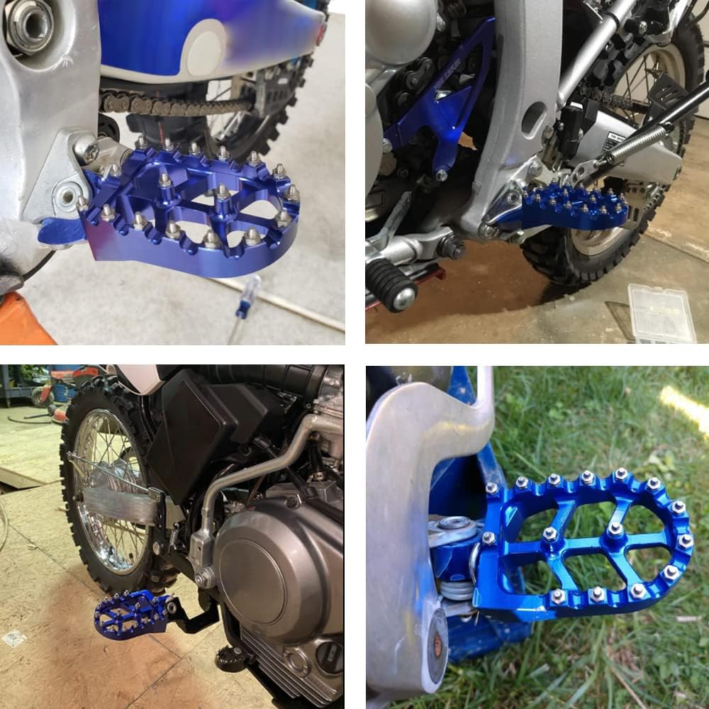 AnXin CNC MX, pedane poggiapiedi per Yamaha YZ65, YZ85, YZ125/250, YZ250F, YZ426F, YZ450F, YZ125X, YZ250X, YZ250FX, YZ450FX, WR250F, WR400F, WR426F, WR450F, WR450F